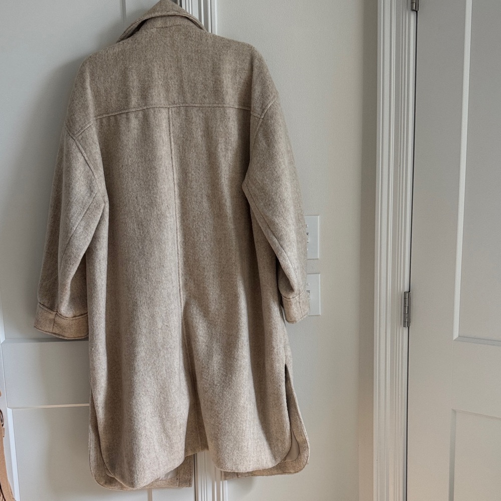H&M Cream Wool Coat - Picture 10 of 12